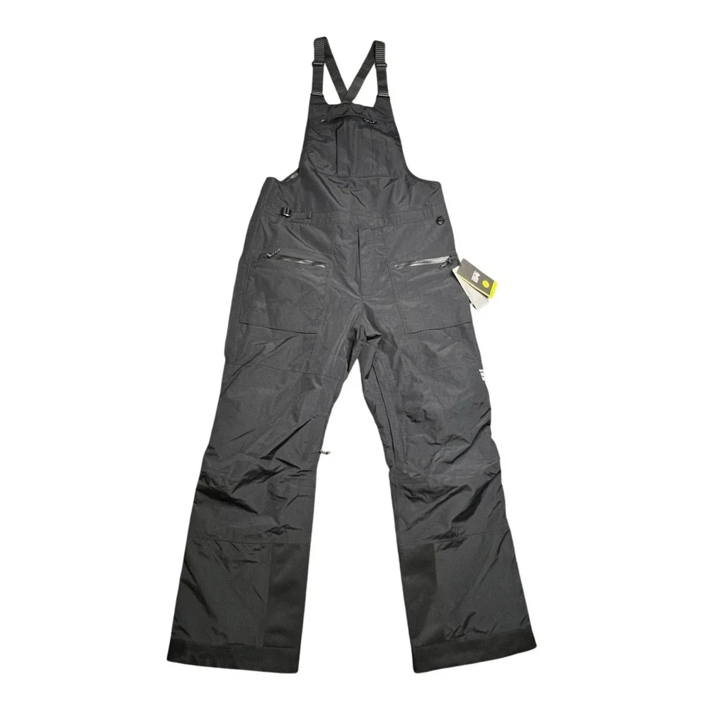 Mountain Hardwear First Tracks Bib Men's XL Black Ski Snowboard Pants OM0646-010